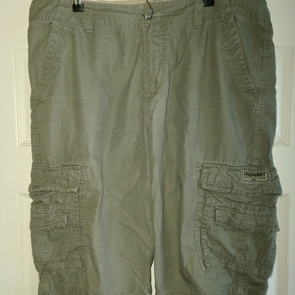 olive drab cargo shorts